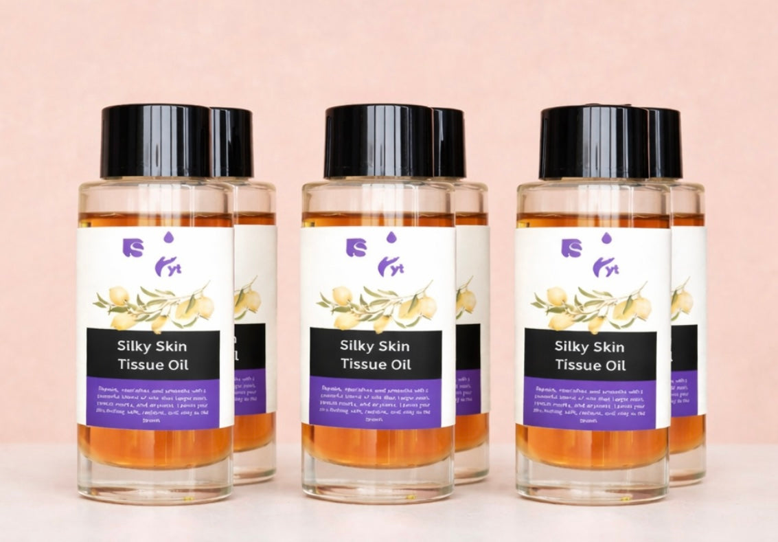 6 pack silky skin tissue oil